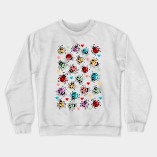 Rainbow ladybirds Crewneck Sweatshirt